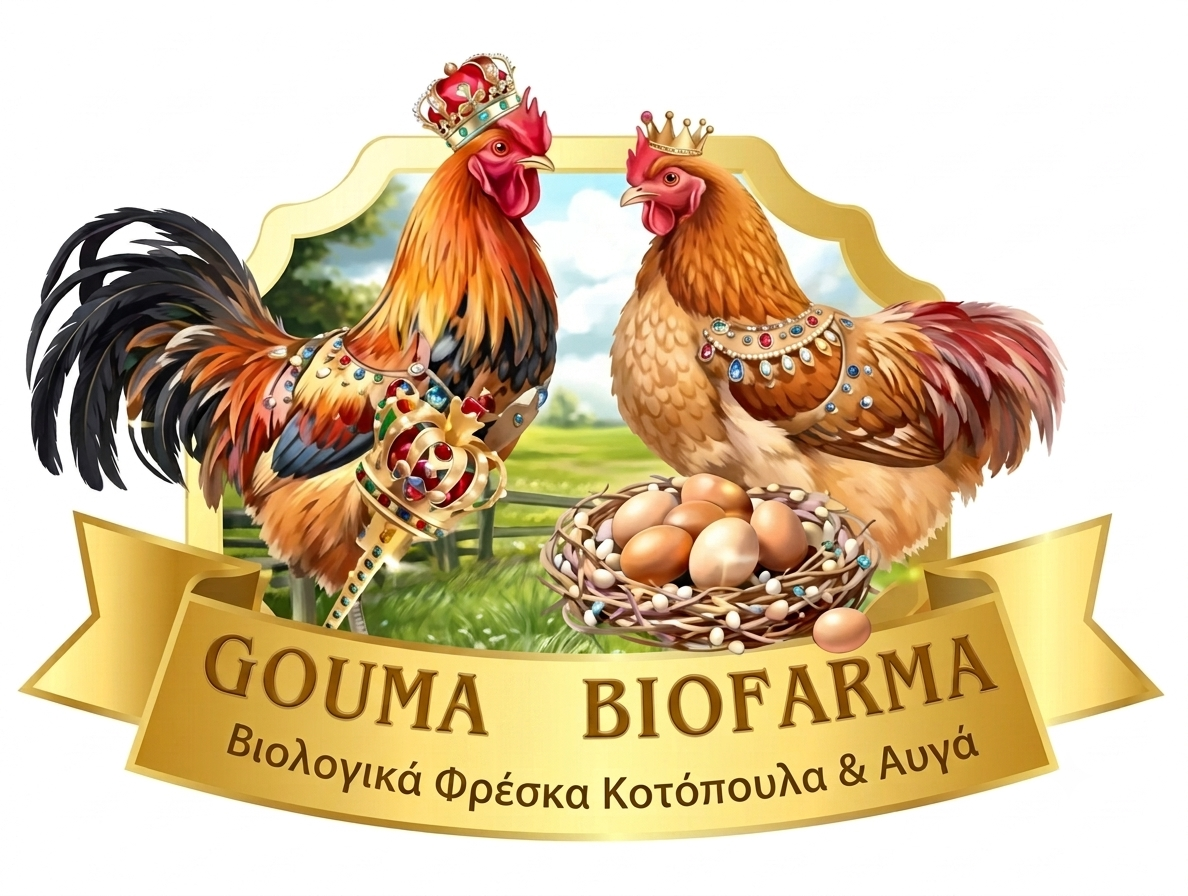 Goumas Biofarma Βιολογικά Φρέσκα Κοτόπουλα και Αυγά